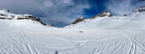 Snowkite au Daubensee, Loèche-les-Bains